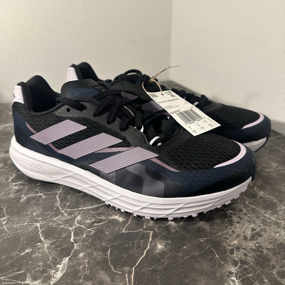 Adidas SL20 x Marimekko GZ4797 Running Shoes Black/Multicolor Size Women 8